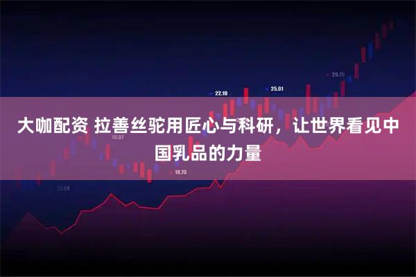 大咖配资 拉善丝驼用匠心与科研，让世界看见中国乳品的力量